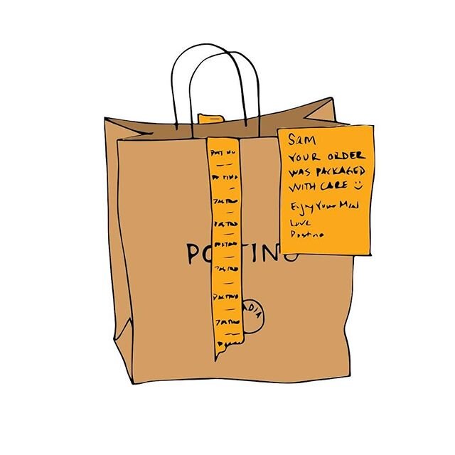 Sharing this rad line drawing that @thelinemarket created of our Postino togo bags ❤️ Truly grateful for our creative community!